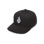 Volcom Men's Full Stone Flexfit Hat Cap, Black, S