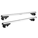 Stanz (TM) Roof Rack Crossbars 54 in Aero Aluminum Cross Bars Raised Side Rail Gap Needed - Mounts to The Rooftop of Your Car or SUV