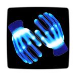 LED Gloves, Flash Finger Lights Gloves, 3 Colors 10 Modes Colorful Light Up Gloves Glowing Christmas Costume Clubbing Party Favors Toys for Boys Girls