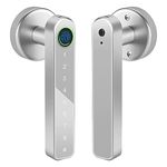 Dovhmoh Smart Fingerprint Door Lock, Biometric Door Lock with Handle, Keyless Entry Door Lock with Keypad, Electronic Deadbolt