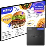 Mandoe Premium Digital Signage Displays - Digital Signage Player for Digital Menu Board, Electronic Menu Board and Digital Message Board. World-Class Templates & Easy To Use Setup