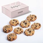 Cocosutra Whole Wheat Banana Oatmeal Chocolate Chunk Eggless Cookies | Box of 8 Freshly Baked Gourmet Cookies | Ooey Gooey Melty & Healthy Cookies | 100% Natural | 40g per cookie | 320g