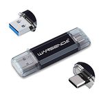 WANSENDA OTG Flash Drive Type C Y USB 3.0/3.1. 64Gb, 128Gb, 256Gb, 512Gb, USB Drive for Android/Pc/Mac Devices (,) 32GB Black