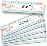 25 Retro Desk Name Plates for Classroom - Classroom Name Tags for Desk, Desk Name Tags for Classroom, Student Name Tags for Desks, Student Name Plates for Desks Classroom, Name Plate for Desk Kids