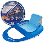 Kelsyus Premium Floating Lounger XL with Fast Inflation, Inflatable Recliner Chair, Lake & Pool Float for Adults with Cup Holder, Amazon Exclusive