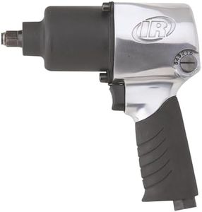 Ingersoll Rand 231C 1/2” Drive Air Impact Wrench – Lightweight, Max 600 ft-lbs Torque Output, Adjustable Power, Twin Hammer, Silver, 3.4 x 8.2 x 8.8 inches