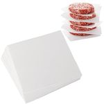 YQL Burger Paper Sheets, Set of 300, 10cm x 10cm Non Stick Wax Burger Papers Squares Parchment Paper Wax Paper for Food Crafting Burger Press Patty Separate Freezing Candy Wrappers