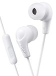 Gumy Plus Earbuds with Mic and Remote for Connected Devices - Silicone Ear Pieces - White