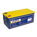 Ninthcit LiFePO4 Battery 12.8 V 265 Ah 3392 Wh Lithium Battery with Over 8000 Times Deep Cycles and BMS Protection for Solar Systems, Suitable for Solar Systems, Motorhomes, Boats, Houses (Pack of 1)