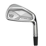 Wilson Staff Golf Clubs Iron Set, Staff Model CB, 4-PW, S-Flex, For Right-Handers, Steel Shaft, 7 Clubs, Silver, WGR200035S