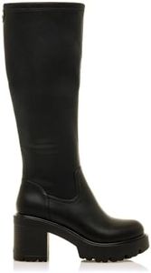 MTNG Botas de tacón Mujer Botas de tacón Emeline 52851 Mujer | Botas de tacón Casual | Cierre con Cremallera | 58265 | Trap Negro