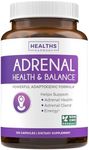 Adrenal Support & Cortisol Manager (Non-GMO) Powerful Adrenal Health with L-Tyrosine & Ashwagandha - Maintain Balanced Cortisol Levels & Stress Relief - Fatigue Supplement - 120 Capsules