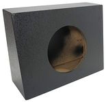 American Sound Connection Universal Regular Standard Truck Cab Single 10" Sub Box Enclosure - Rhino Coated