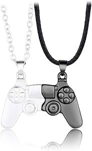 LJFEA 1 paio di collane magnetiche per coppie, collane con ciondolo per controller di gioco, abbinamenti di gioielli, coppie o migliori amici, regali di compleanno, regali di festa