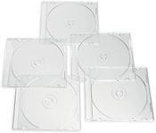 Verbatim CD DVD Blu-Ray Clear Slim 