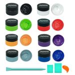 JAJADO 11 Pcs Chalk Paste Fabric Screen Printing Ink, Chalk Paste Paint Stencils Paste Ink Self Adhesive Silk Screen Transfer Paint for Wood, T-Shirt, Cup, Chalkboard DIY Home Decor