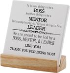 Gifts for Bosses,Gifts for Manager Female,Ceramic Plaque With Wooden Stand,Supervisor Gifts,My Favorite Employee Gave Me This,Inspirational Desk Decor,Gift for Male Boss,Best Manager Gifts