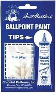 Aunt Martha's Ballpoint Paint Tubes Replacement Tips 6 Pack RT1 (3-Pack)