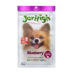 JerHigh DogsNCats Human Grade High Protein Chicken Stick Dog Training Treat - Fully Digestible Healthy Snack - Free from by-Products & Gluten, Blueberry for All Life Stages , 70gm (24 X 70g)