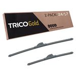 TRICO Gold Wiper Blade 24 & 17 inch Fits Select Toyota, Chevrolet, GMC, Dodge, Infiniti, BMW, Lexus, Isuzu, Model Years (18-2417)