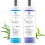 Organic Argan Oil and Biotin Hair Growth Shampoo Conditoiner Set - Sulfate Free - Support Regrowth Volumizing & Moisturizing Soft on Curly & Color Treated Hair for Men and Woman