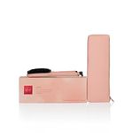 ghd Glide Hot Brush for Hair Styling, Ceramic Technology with Ioniser to Eliminate Frizz, Optimum 185°C Temp for Salon Smooth Styling, Pink Peach Charity Edition