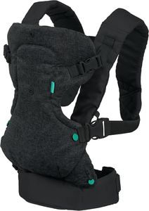 Infantino Flip 4-in-1 Baby Carrier – Ergonomic, Convertible, Black