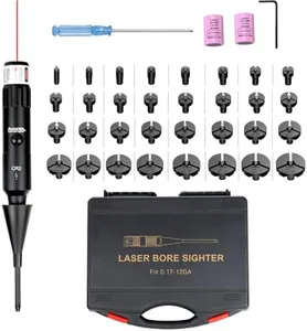 ohhunt Hunting Optics Laser Boresighters Kit with 32 Adapters fit 0.17 to 12GA (Red)