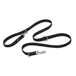 HALTI Training Lead Size Large Black, 2m, Professional Dog Lead to Stop Pulling on the Lead, Perfect for Puppy Walks, Easy to Use Double-Ended Dog Leash, Lightweight Soft & Durable