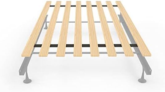 Greaton, 0.68-Inch Heavy Duty Vertical Wooden Bunkie Board/Bed Slats, Enhance Mattress Support, Queen, Beige