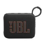 JBL Go 4, Wireless Ultra Portable Bluetooth Speaker, Pro Sound, Vibrant Colors, Water & Dust Proof, Type C (without Mic, Black)