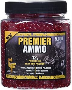 Game Face ASP512 Premier .12-Gram 6mm Red Airsoft BBs (5000-Count)