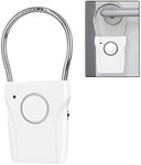 Elebinke Door and Window Alarm, Door/Window Sensor with 120db Alarm Audible up to 500 Ft (150M) Touching Vibration Triggered Security Alarm for Travel Hotel Apartment Home Security