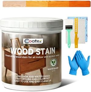 COATEZ 16 Fl Oz Wood Stain and Sealer in One - Golden Pecan