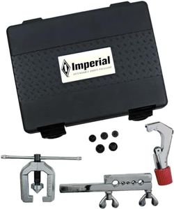 Imperial Tools 45-Degree Double Flaring Tool Set with Tubing Cutter, Compatible with MATCO Tools DFK93
