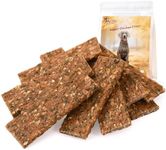 Pawmate Beef Sweet Potato Dog Treats, Healthy Dog Jerky Treats with Oats Taurine Long-Lasting Chewy Beef Strips Training Treats 10.58 oz