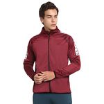 Invincible Men's Poly Classic Jacket Wine Medium