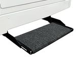 Prest-O-Fit 2-0420 Ruggids RV Step Rug Black Granite 23 in. Wide