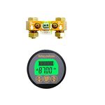 DollaTek 8-80V 350A Battery Current Voltmeter LCD Display Digital Tester Monitor for Auto Car/Motor Boat/Caravan etc.