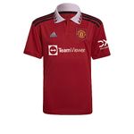 adidas Manchester United 22/23 Home Jersey Kids', Real Red, X-Large