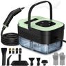 Steam Cleaner, Portable Steamer for Cleaning with 16pcs Accessories, 6-Level Adjustable and 15s Heat-Up, Handheld Steam Cleaner for Home, Tile, Dirt, Grout, Grease, Car Detailing