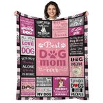 Dog Mom Lovers Blanket Ideas Dog Lovers Gift Throw Blankets 60"x50" Best Dog Mom