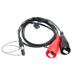 HangTon 12V Power Cable for Trimble R7 R8 R9 R10 R12 5700 5800 SPS985 GPS RTK GNSS Receiver, 7 Pin to Clips