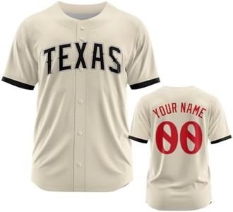 Custom City Connect Baseball Jersey - Custom Baseball Jersey Personalized Name Number for Men Women Youth Kids Cream - 26