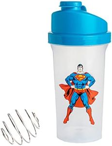 Paladone Superman Protein Shaker Bottle, 23 oz, Officially Licensed DC Comics Blender Cup