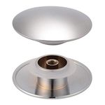 2pcs Basin Sink Plug Click Sink Hole Cover, Bathroom Sink Drain Stopper Kitchen Faucet Hole Cover Brass Polished Chrome Pop Up Click Clack Plug - 66mm