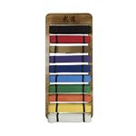 Playwell Martial Arts Standard Wall Mounted Belt Rack Display (KOA WOOD)