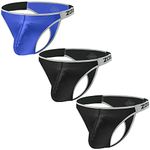 ZONBAILON Men's Thong Underwear Bulge Enhancing T Back G String
