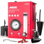 ANCEL S3000 Plus Automotive EVAP Smoke Machine Leak Tester Vacuum Fuel Leak Detectors with Built-in Compressor & Pressure Gauge & Air Flow Meter for 12V DC Vehicle