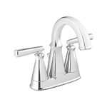 American Standard 7018201.002 Edgemere Centerset Bathroom Faucet, 4", Chrome